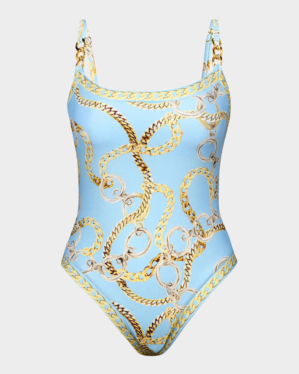 Remi Oversized Chain One-Piece Swimsuit